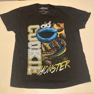 Black and Blue Cookie Monster Tee